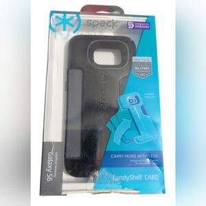 Speck CandyShell Card Case for Galaxy S6 - Black Brand New.